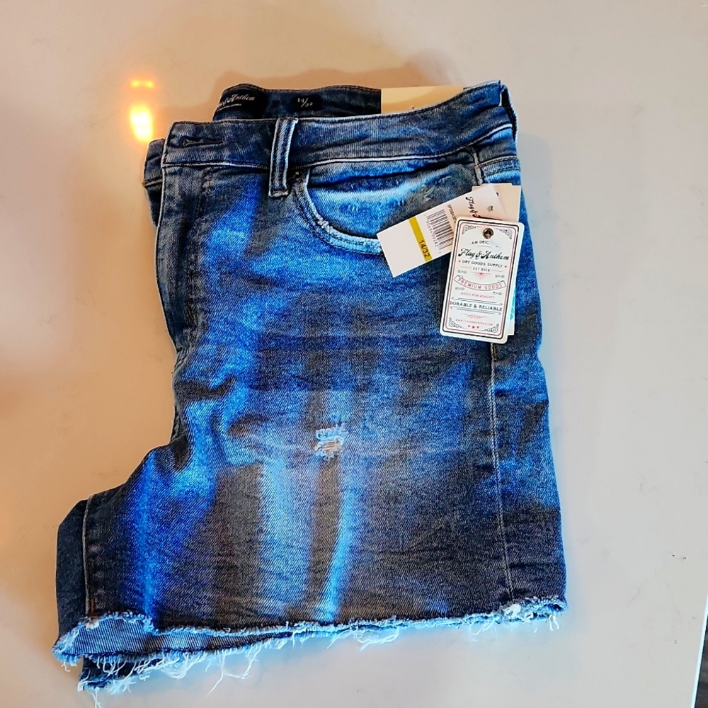 Denim shorts